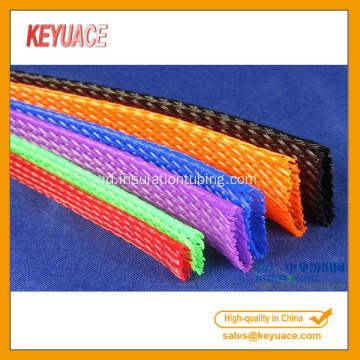 Lengan Kabel Nylon Jalinan Wrap Sleeving